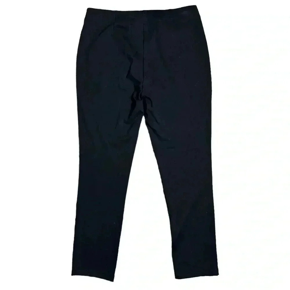 Eileen Fisher High Waist Slim Fit Black Pants XS - Picture 4 of 6